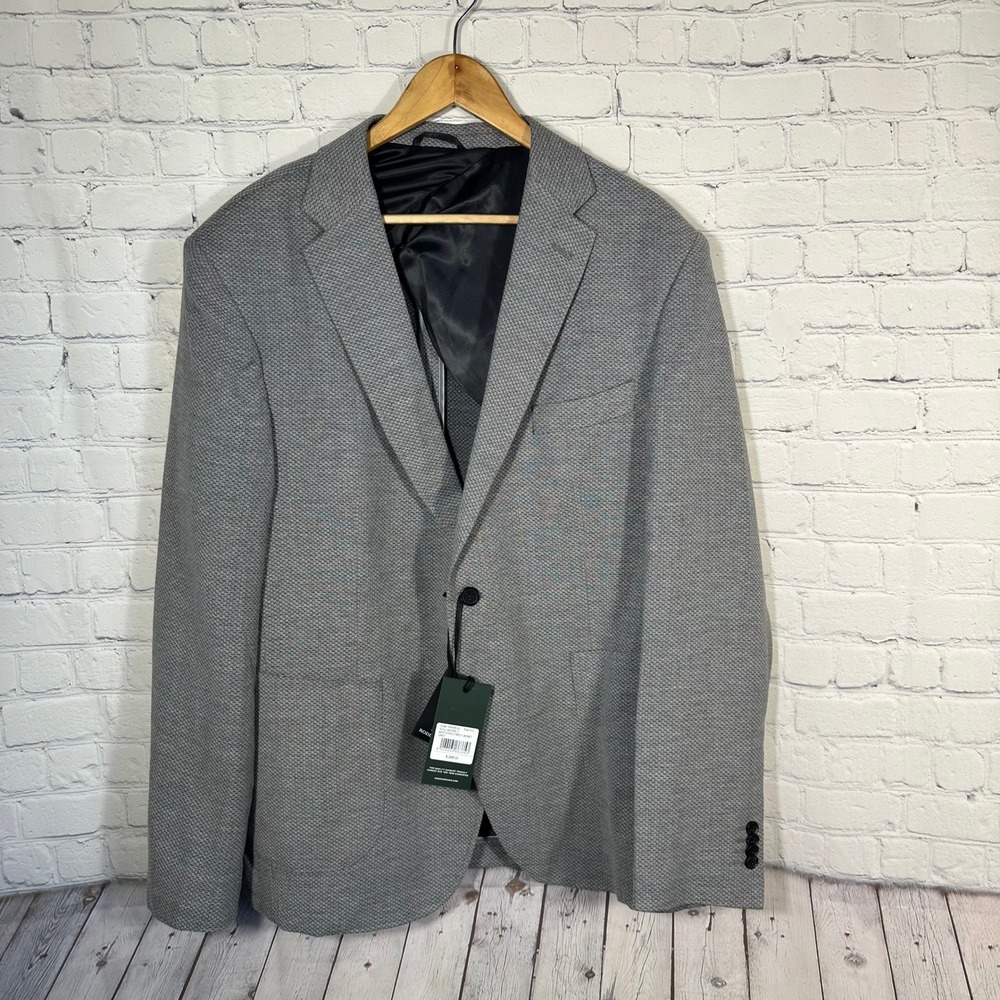 Rodd & Gunn Fife Street Jacket Grey Virgin Wool Blend Blazer XXL 004909-02 New